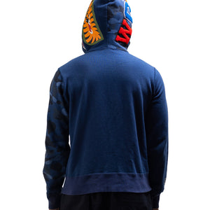 Bape Zip Up Hoodie - Blue