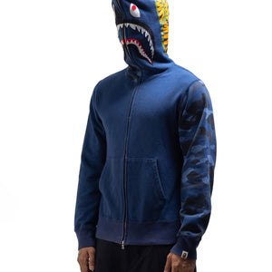 Bape Zip Up Hoodie - Blue