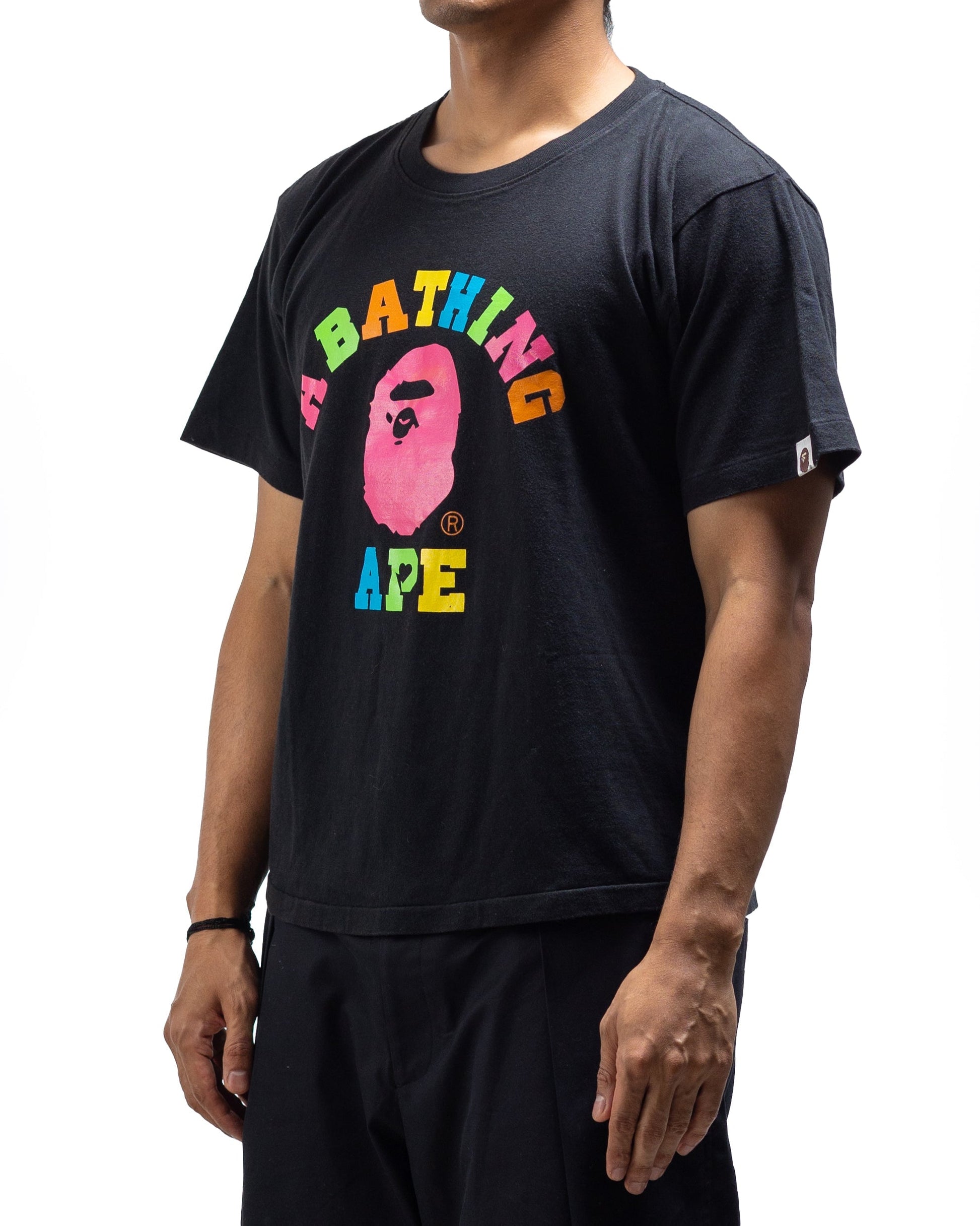 Bape Multi Camo T-Shirt - Black