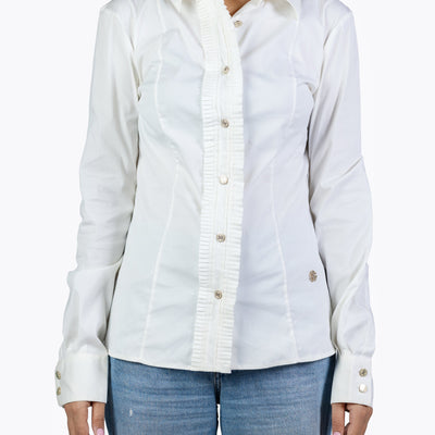 Roberto Cavalli White Button-Down