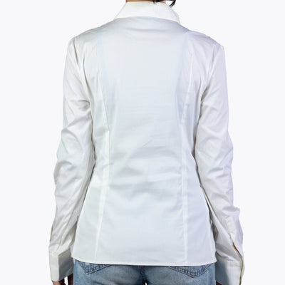 Roberto Cavalli White Button-Down