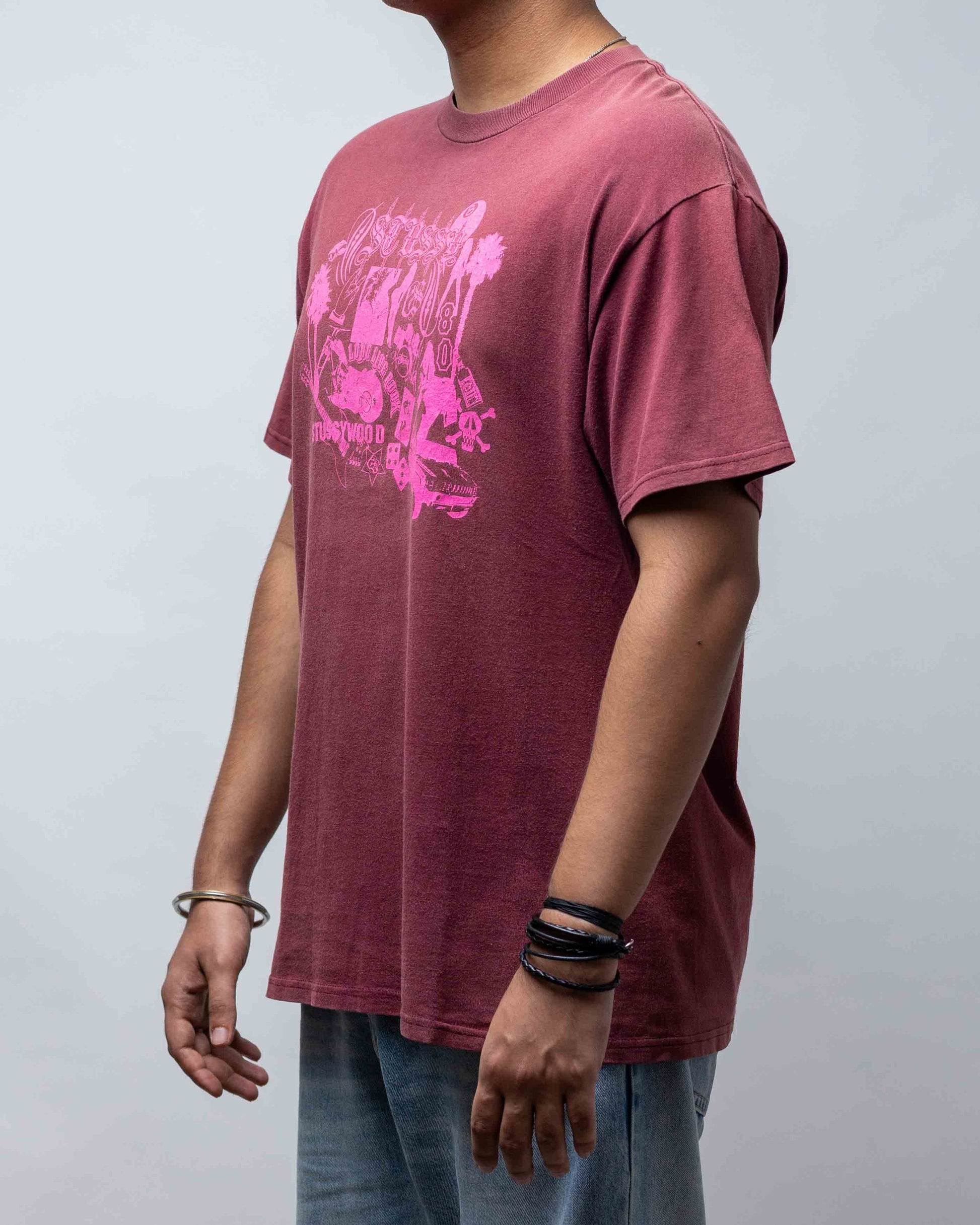 Vintage Stussy wood 90's T-Shirt