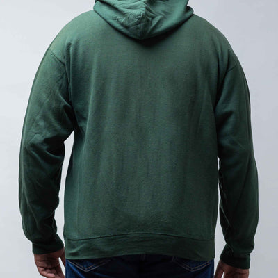 Vintage 2002 Hanes Green Zip-up Hoodie