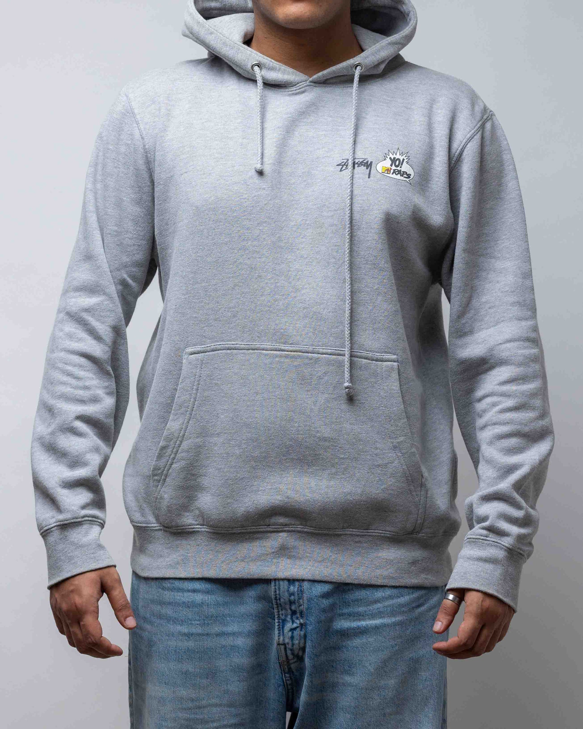 Vintage 90's Yo Raps Mtv X Stussy Hoodie