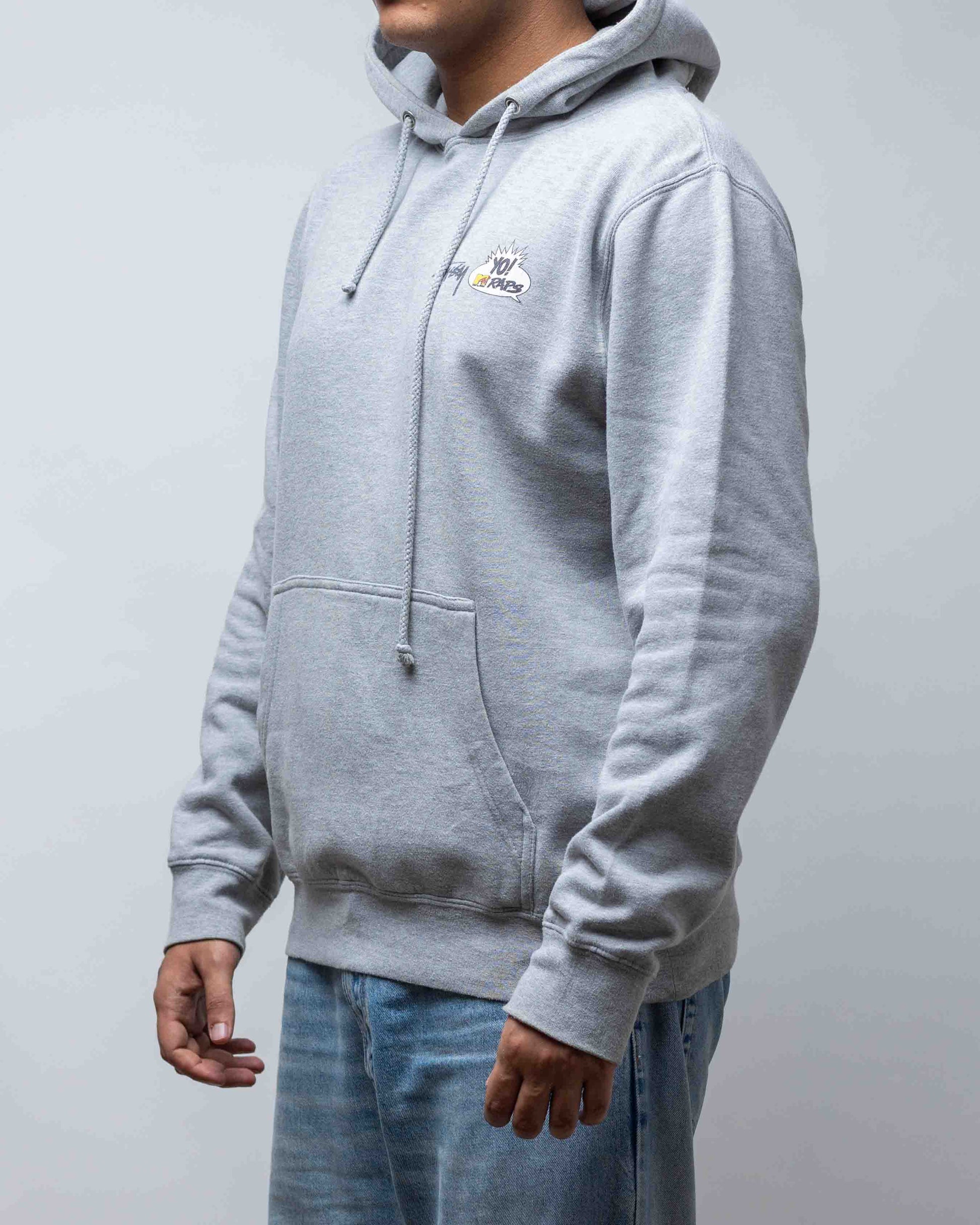 Vintage 90's Yo Raps Mtv X Stussy Hoodie