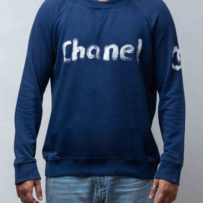 Chanel Christmas 2013 Vip Hoodie Hand Painted By Karl Lagerfeld Only
