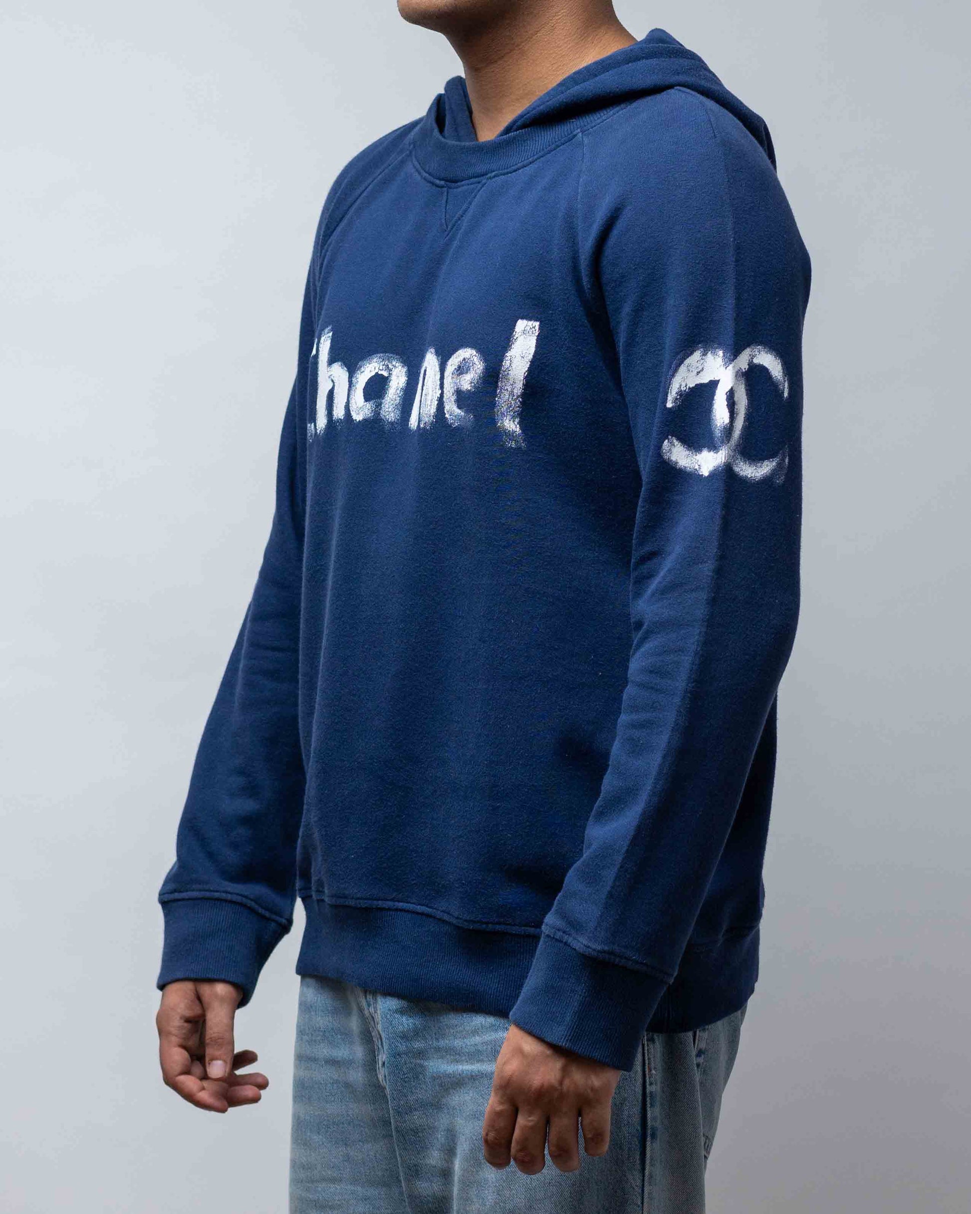 Chanel Christmas 2013 Vip Hoodie Hand Painted By Karl Lagerfeld Only