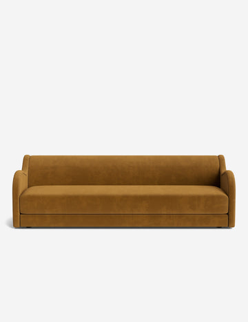 Cognac Faux Mohair