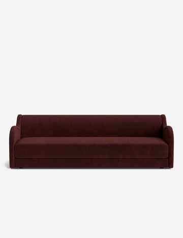 Garnet Faux Mohair