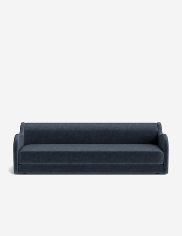 Indigo Performance Striated Velvet