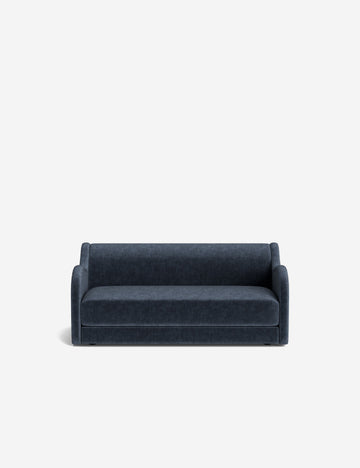 Indigo Performance Striated Velvet