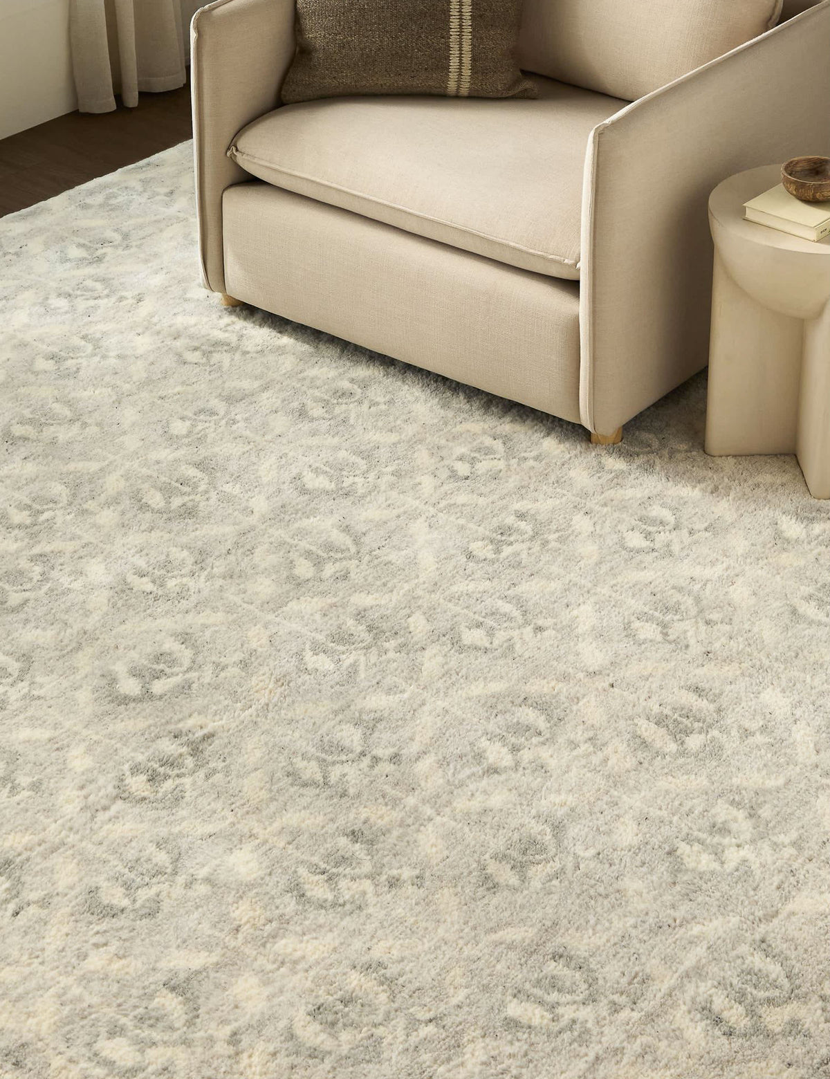 Valeria Hand-Knotted Wool-Blend Rug