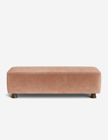 Blush Performance Striated Velvet