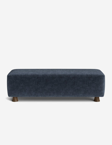 Indigo Performance Striated Velvet