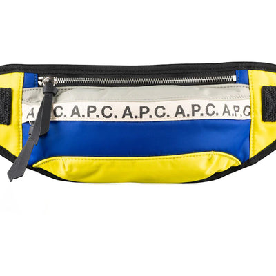 A.P.C. Banane Repeat Waist Bag Blue/Yellow
