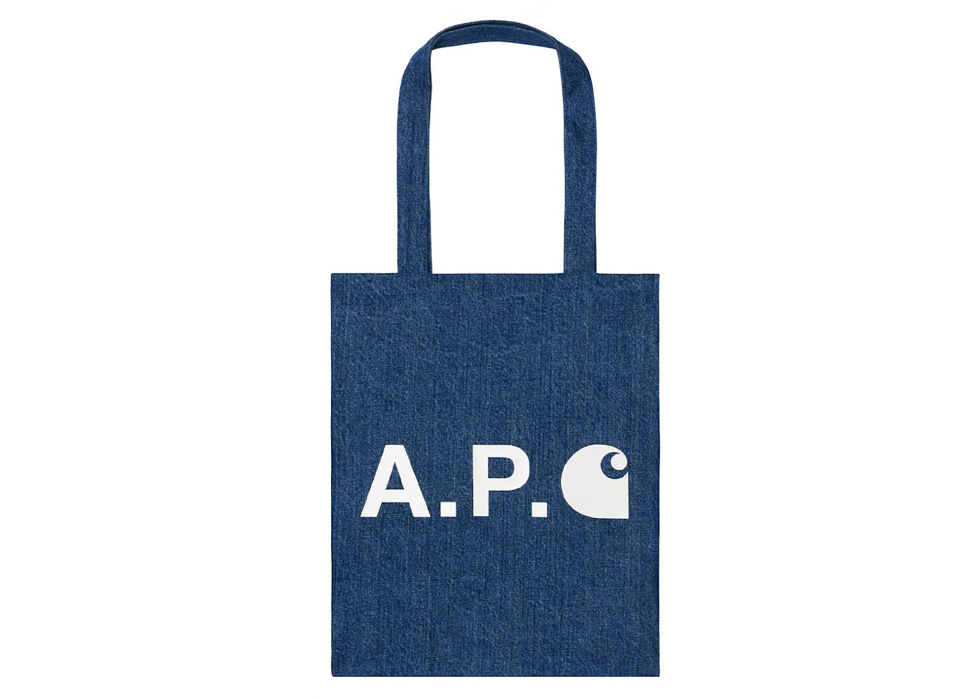 A.P.C. Carhartt Tote Bag Indigo