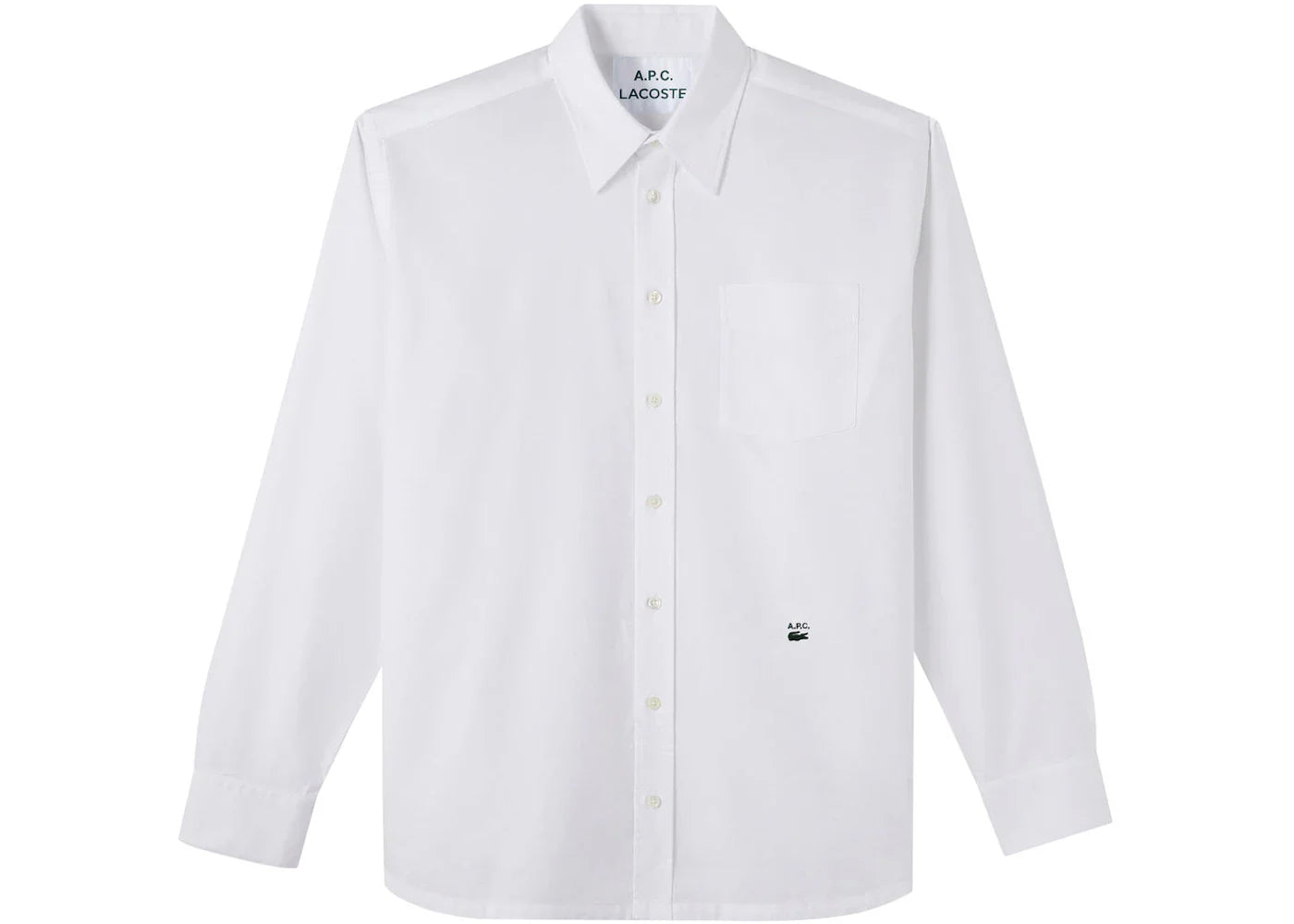 A.P.C. x Lacoste Classic Shirt White