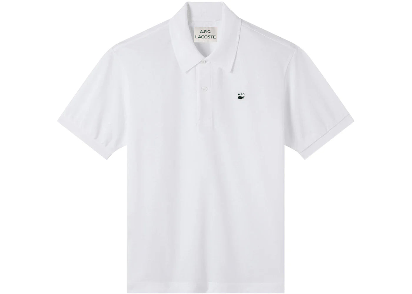A.P.C. x Lacoste Polo Shirt White