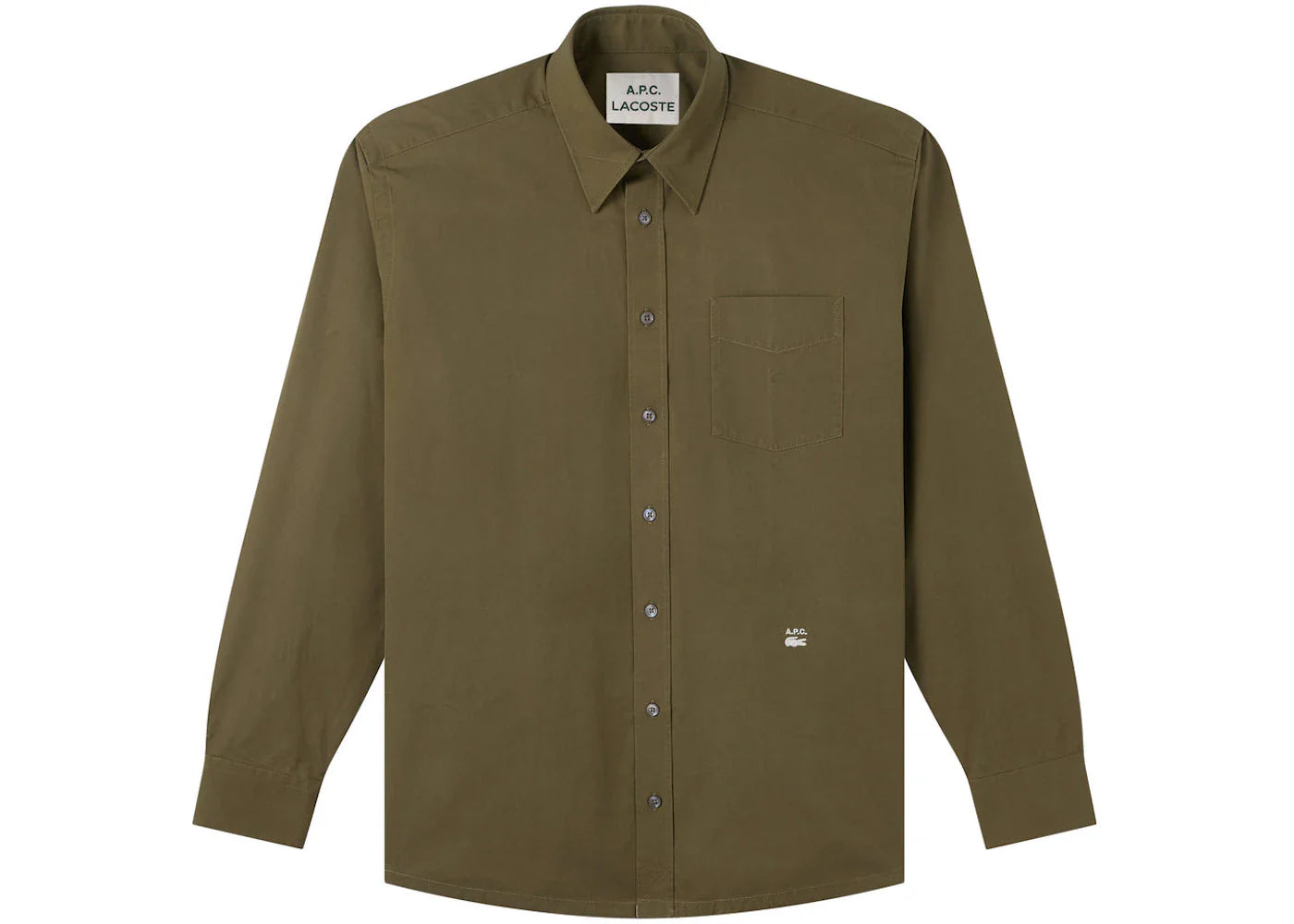 A.P.C. x Lacoste Shirt Khaki Green