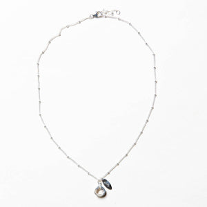 April Herkimer Diamond Birthstone Necklace