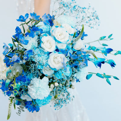 Aqua Blue Whimsical Wedding