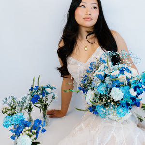 Aqua Blue Whimsical Wedding