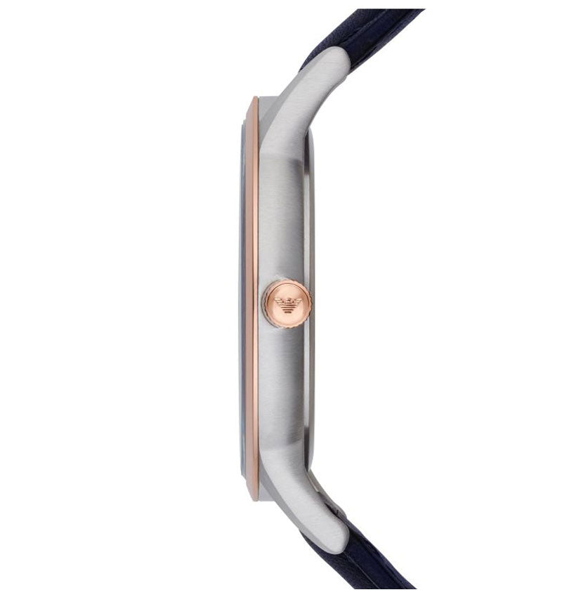 Emporio Armani Renato Blue Dial Men 43mm
