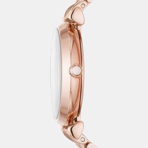Gianni T-Bar Women Quartz White Dial Analog Stainless Steel Watch AR11244