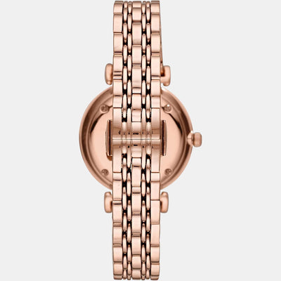 Gianni T-Bar Women Quartz White Dial Analog Stainless Steel Watch AR11244