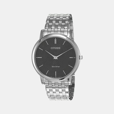 Eco-Drive Men Eco-Drive Black Dial Analog Stainless Steel Watch AR1130-81H