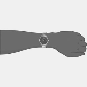 Eco-Drive Men Eco-Drive Black Dial Analog Stainless Steel Watch AR1130-81H