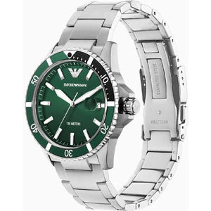Emporio Armani Diver Green Dial Men 42mm