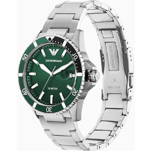 Emporio Armani Diver Green Dial Men 42mm