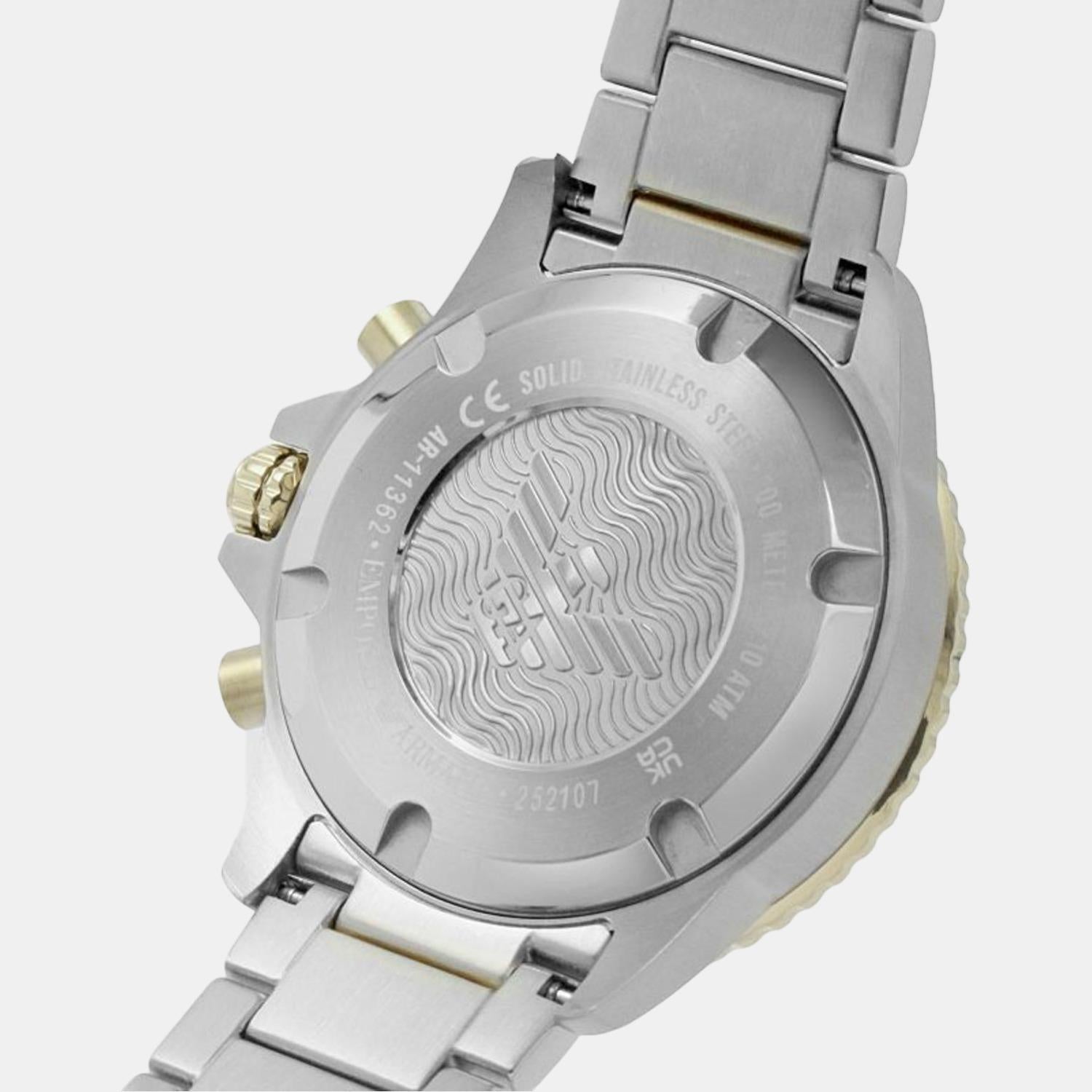Helios (World Explorer) Men Quartz Blue Dial Chronograph Stainless Steel Watch AR11362
