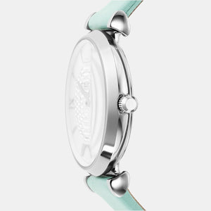 Gianni T-Bar Women Quartz Silver Dial Analog Leather Watch AR11443