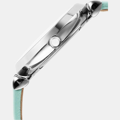 Gianni T-Bar Women Quartz Silver Dial Analog Leather Watch AR11443