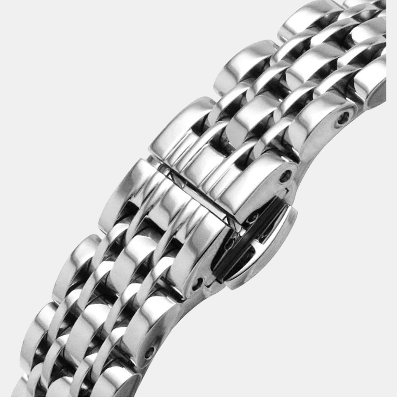 Gianni T-Bar Women Quartz Silver Dial Analog Stainless Steel Watch AR11445