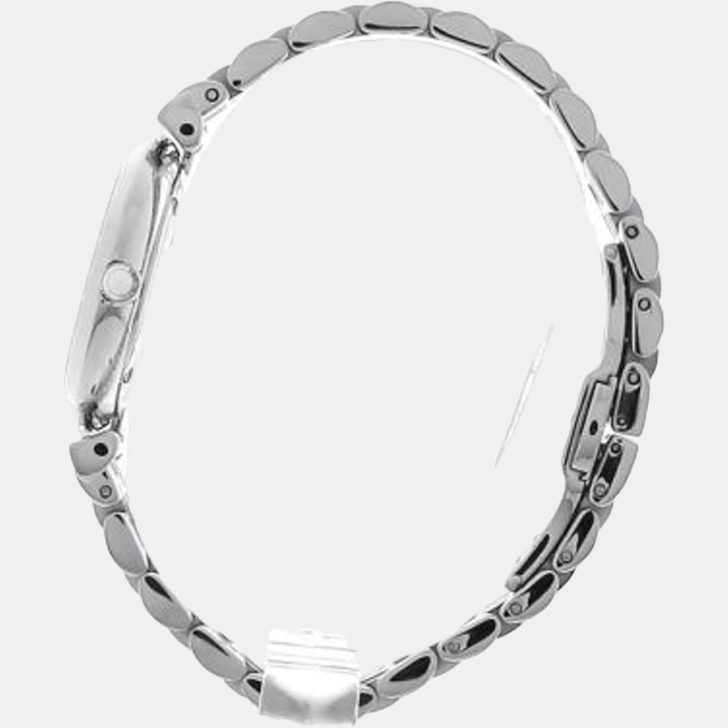 Gianni T-Bar Women Quartz Silver Dial Analog Stainless Steel Watch AR11445