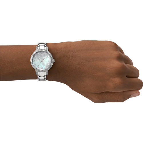 Emporio Armani Cleo White Mother-Of-Pearl Dial Women 32mm AR11484