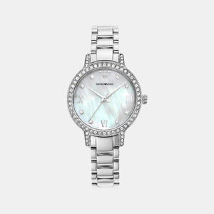 helios (Cleo) Women Quartz Silver Dial Analog Stainless Steel Watch AR11484