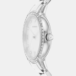 helios (Cleo) Women Quartz Silver Dial Analog Stainless Steel Watch AR11484