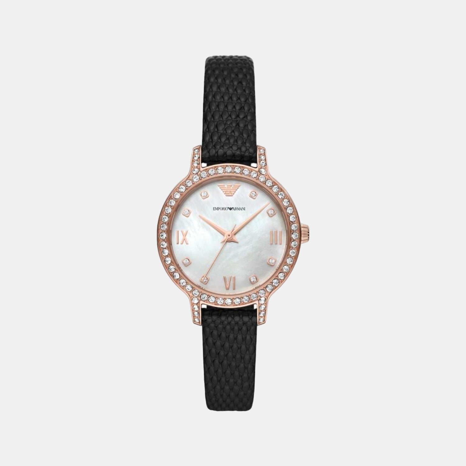 helios (Cleo) Women Quartz Mother Of Pearl Dial Analog Leather Watch AR11485
