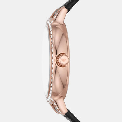 helios (Cleo) Women Quartz Mother Of Pearl Dial Analog Leather Watch AR11485