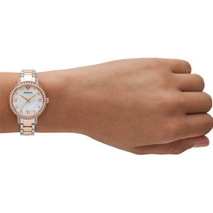 Emporio Armani Cleo White Mother-Of-Pearl Dial Women 32mm