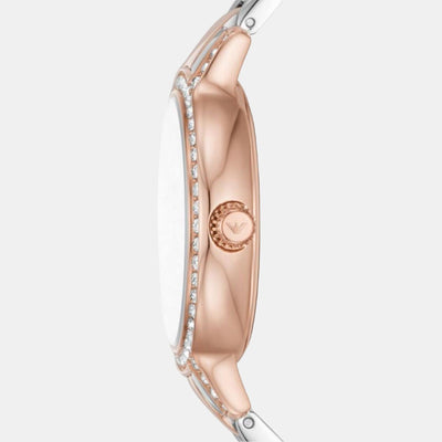 Cleo Women Quartz Silver Dial Analog Stainless Steel Watch AR11499