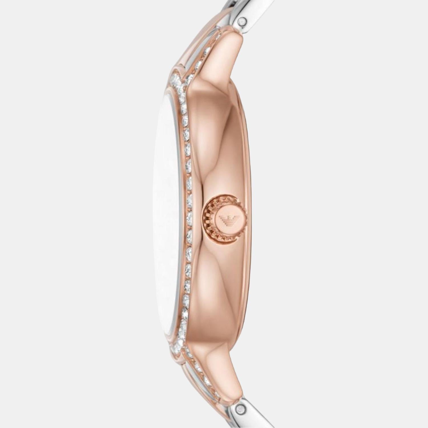 Cleo Women Quartz Silver Dial Analog Stainless Steel Watch AR11499