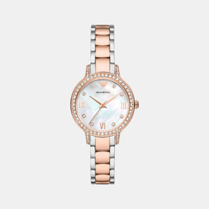 Cleo Women Quartz Silver Dial Analog Stainless Steel Watch AR11499