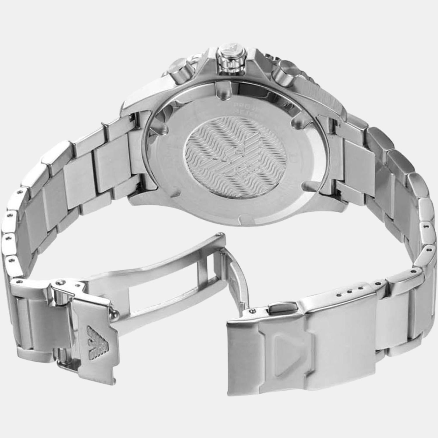 Helios (World Explorer) Men Quartz Green Dial Chronograph Stainless Steel Watch AR11500