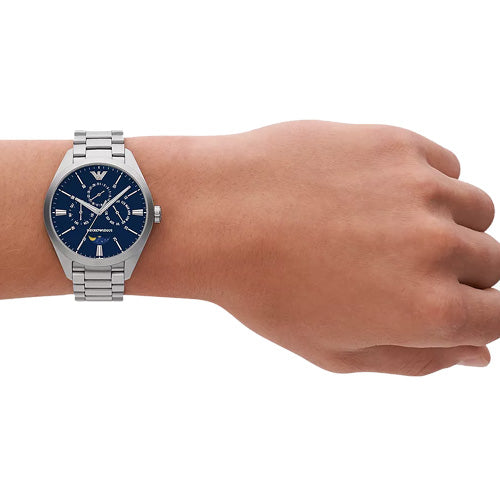 Emporio Armani Claudio Blue Dial Men 43mm