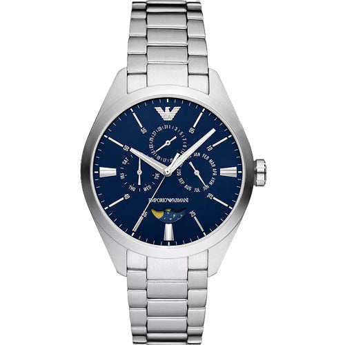 Emporio Armani Claudio Blue Dial Men 43mm